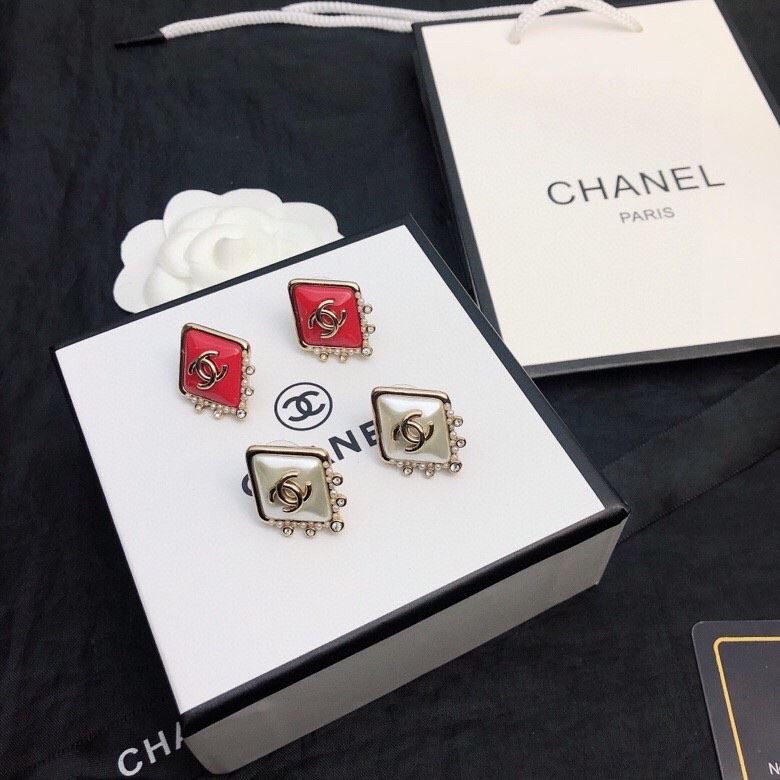 Ch*el earrings
